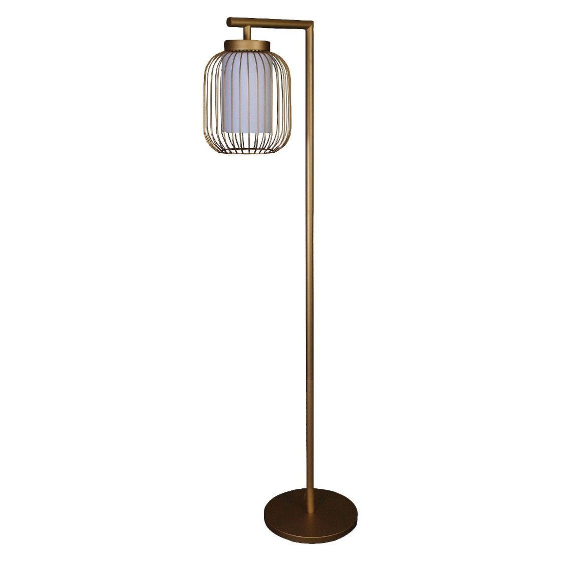 Wire Cage Floor Lamp Matte Gold Apartment Living Room with dimensions 1120 X 1120