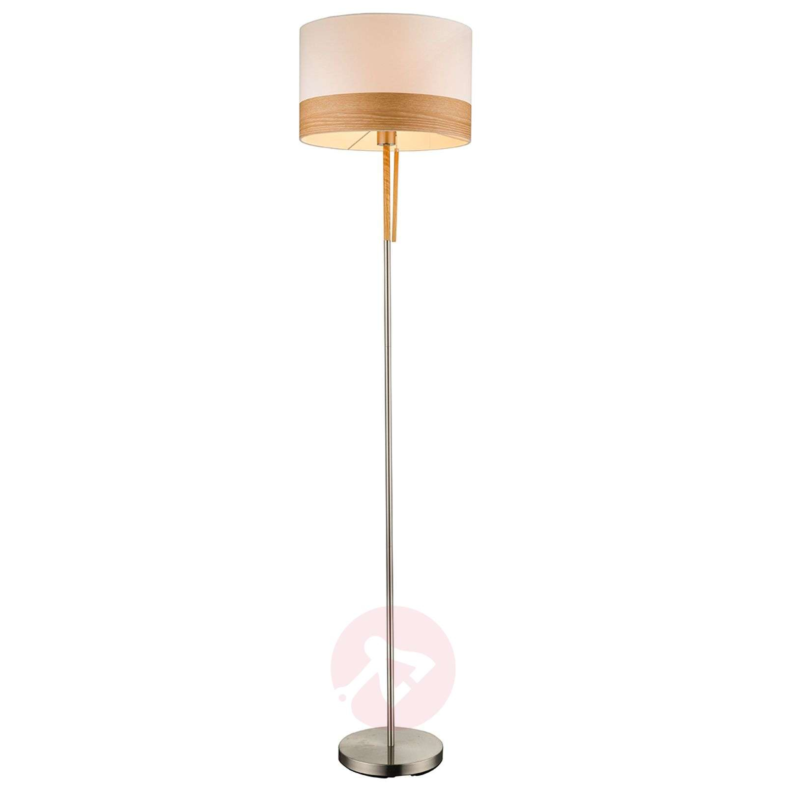 With A Pull Switch Floor Lamp Libba Cream Wood intended for size 1600 X 1600