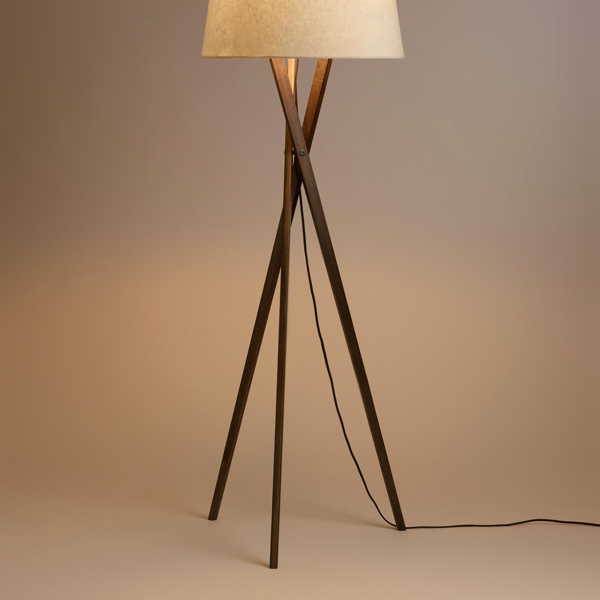 Wood Base Floor Lamps And Cafe Lighting 128cm Oak Mason Lamp regarding proportions 2000 X 2000