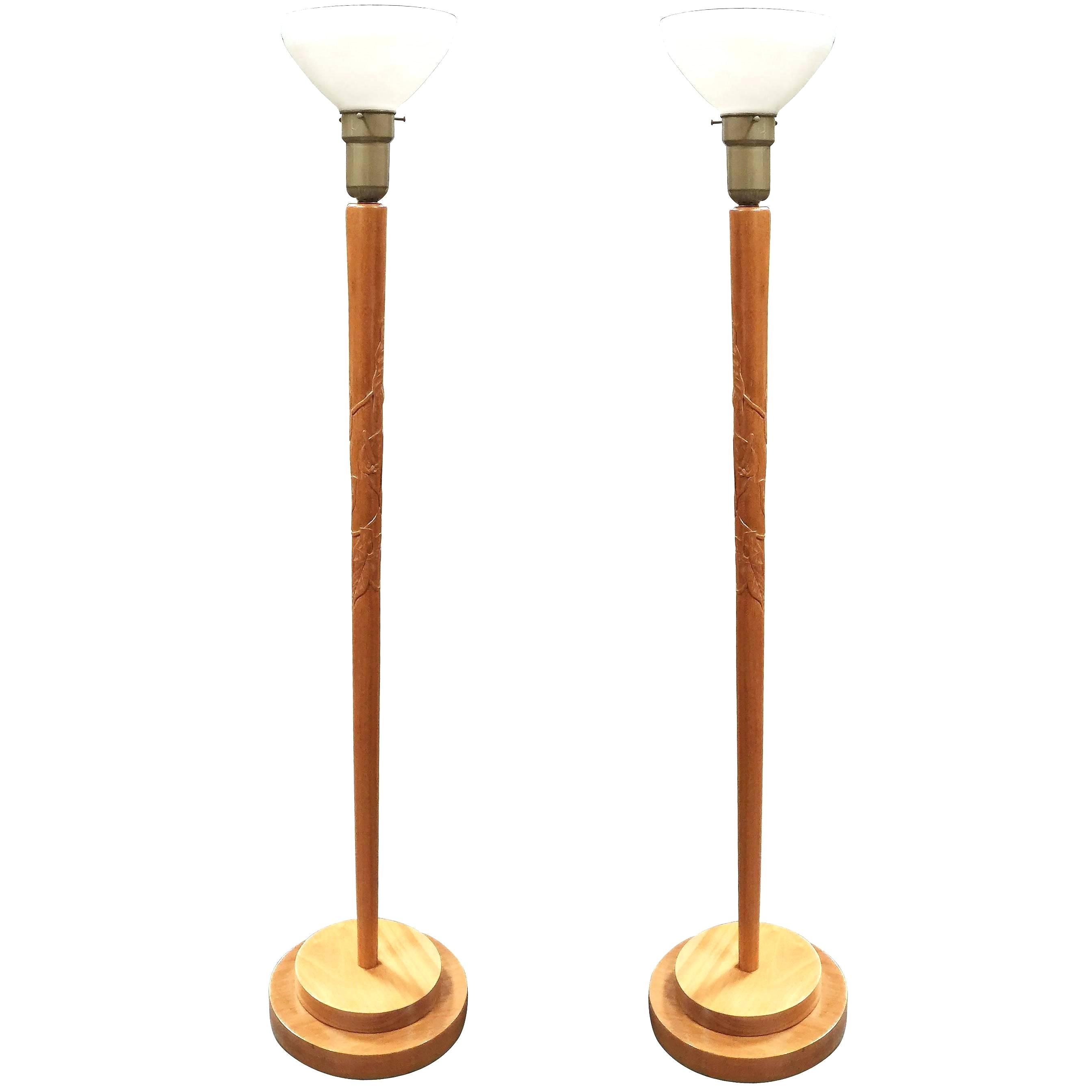 Wood Torchiere Floor Lamp Cyclingheroes in dimensions 2688 X 2688