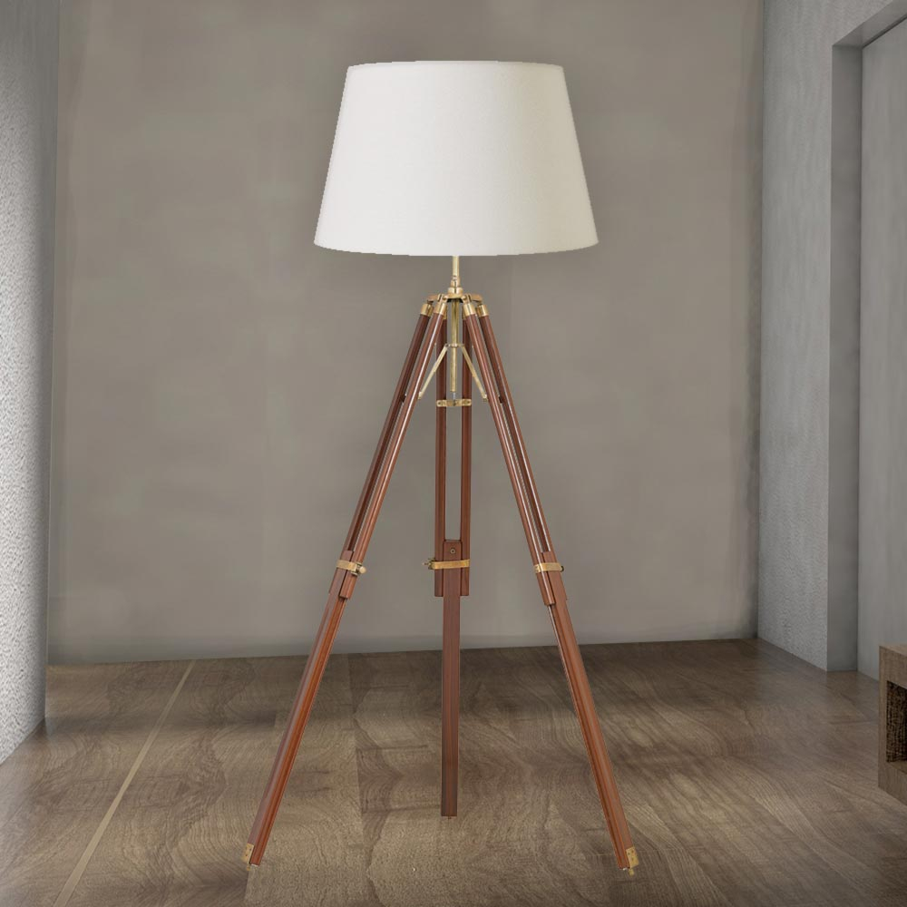 Wood Tripod Floor Lamp Base Cl 36812 regarding sizing 1000 X 1000