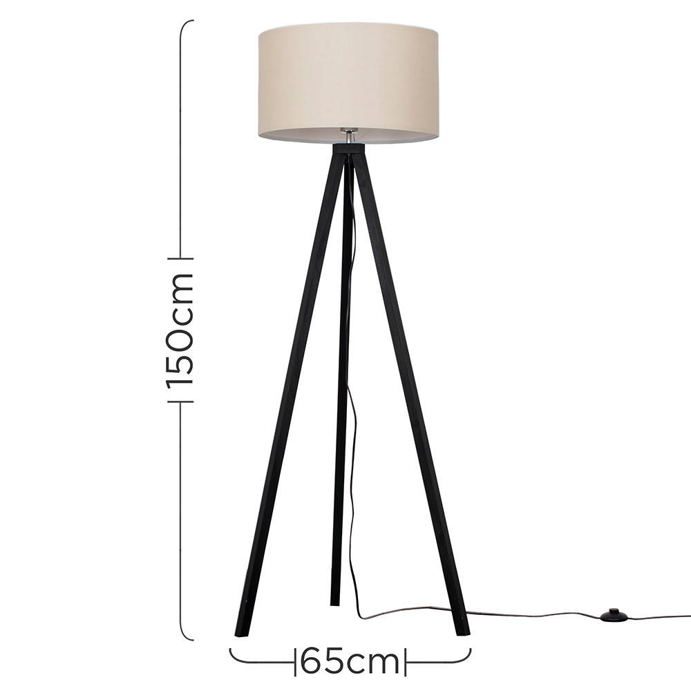 Wooden Floor Lamps Wood Target Tripod Lamp For Living Room with proportions 1000 X 1000