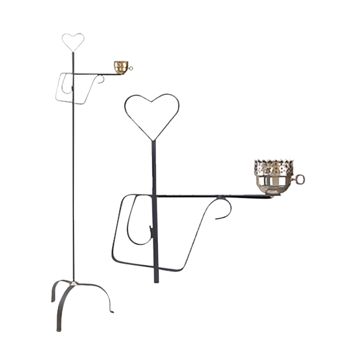 Wrought Iron Floor Lamp Country Heart inside proportions 1200 X 1200