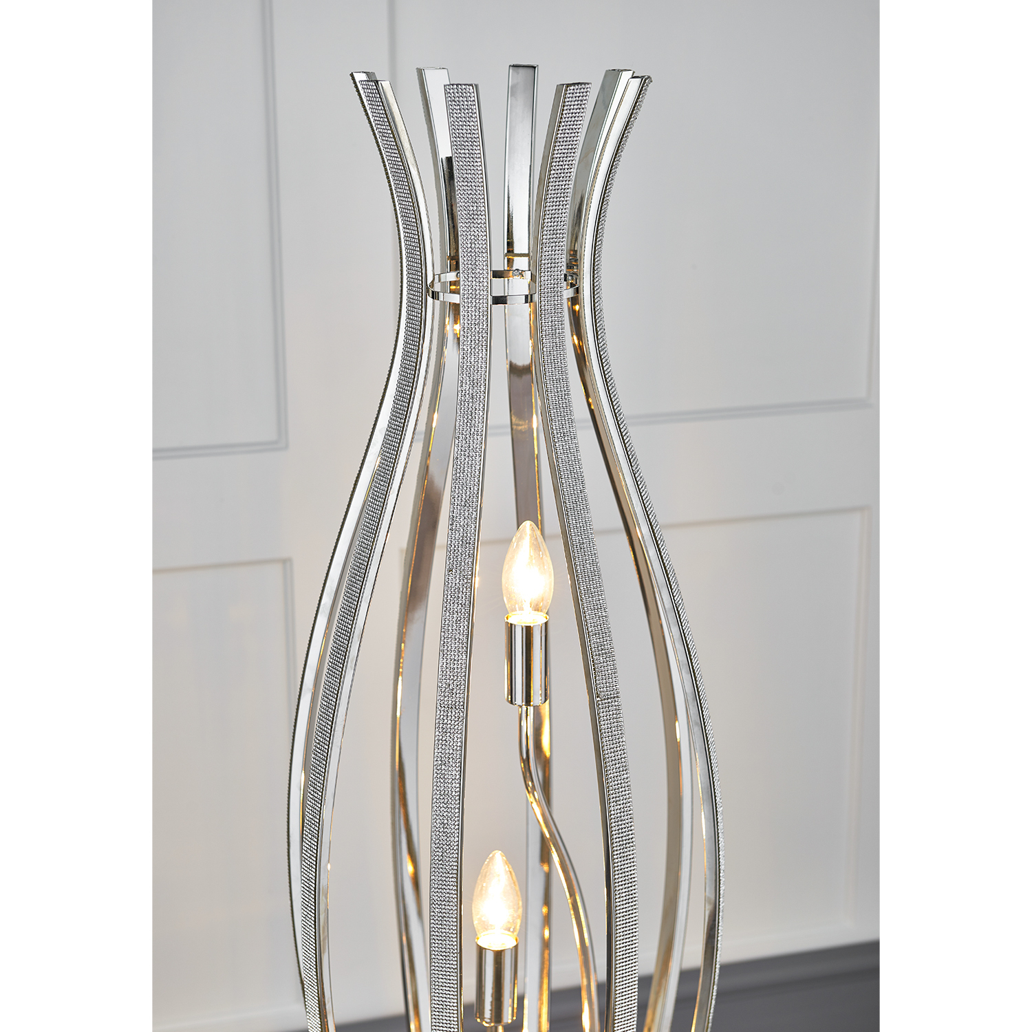 Xavier Crystal Floor Lamp with dimensions 1500 X 1500