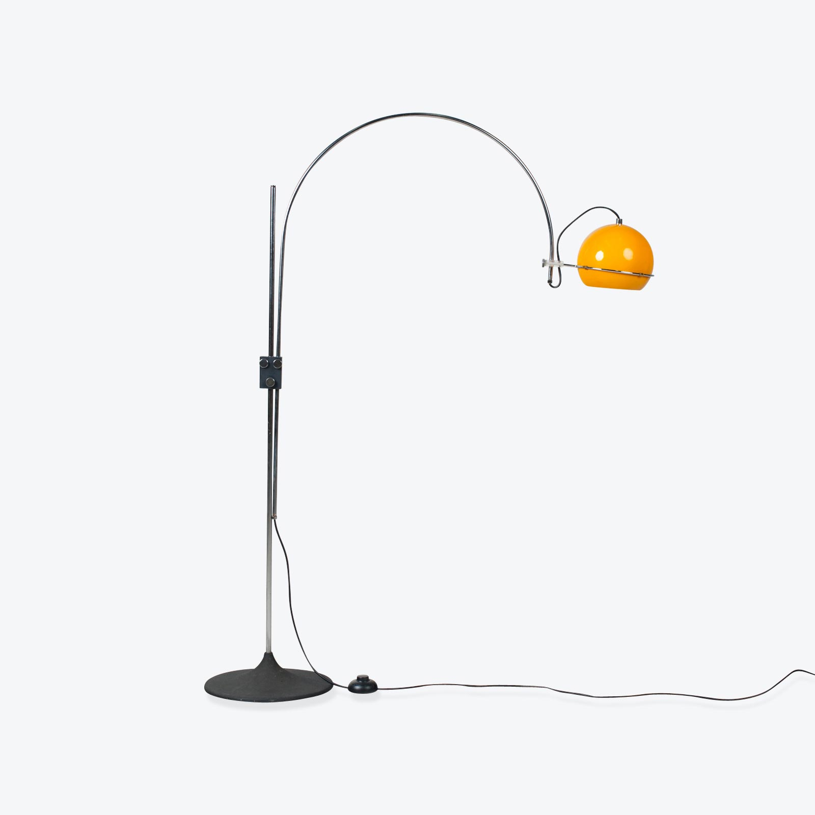 Yellow Arc Lamp Gepo 1960s Netherlands inside measurements 1600 X 1600