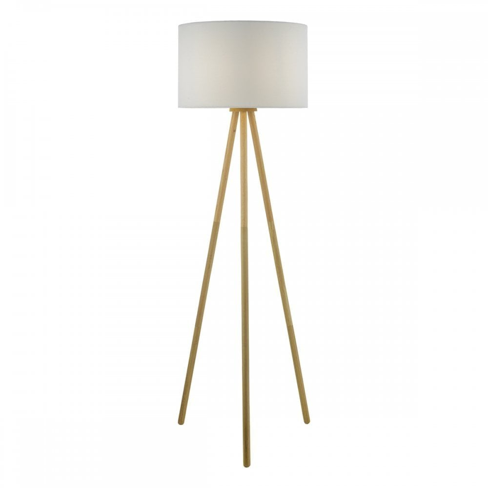 Yodella Modern Floor Lamp Base With Oak Wooden Tripod Yod4943 throughout measurements 1000 X 1000