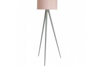 Yves Grey Metal Floor Lamp With Pink Shade with size 1200 X 925