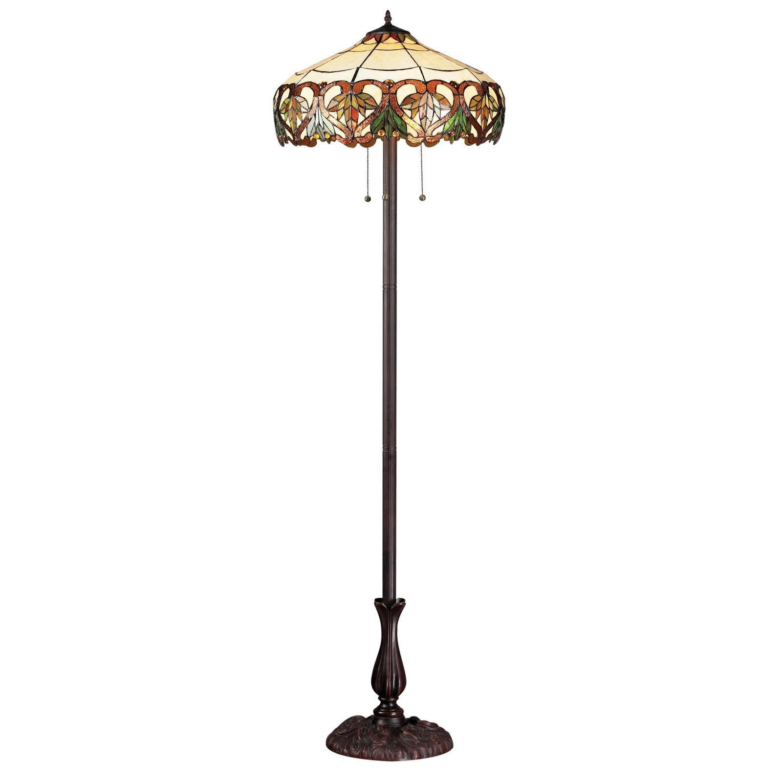 Z Lite 3 Light Multicolor Tiffany Floor Lamp With Chestnut Bronze Finish regarding sizing 1600 X 1600