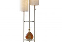 Zaire 66 Tri Light Shelf Floor Lamp intended for size 3483 X 5224