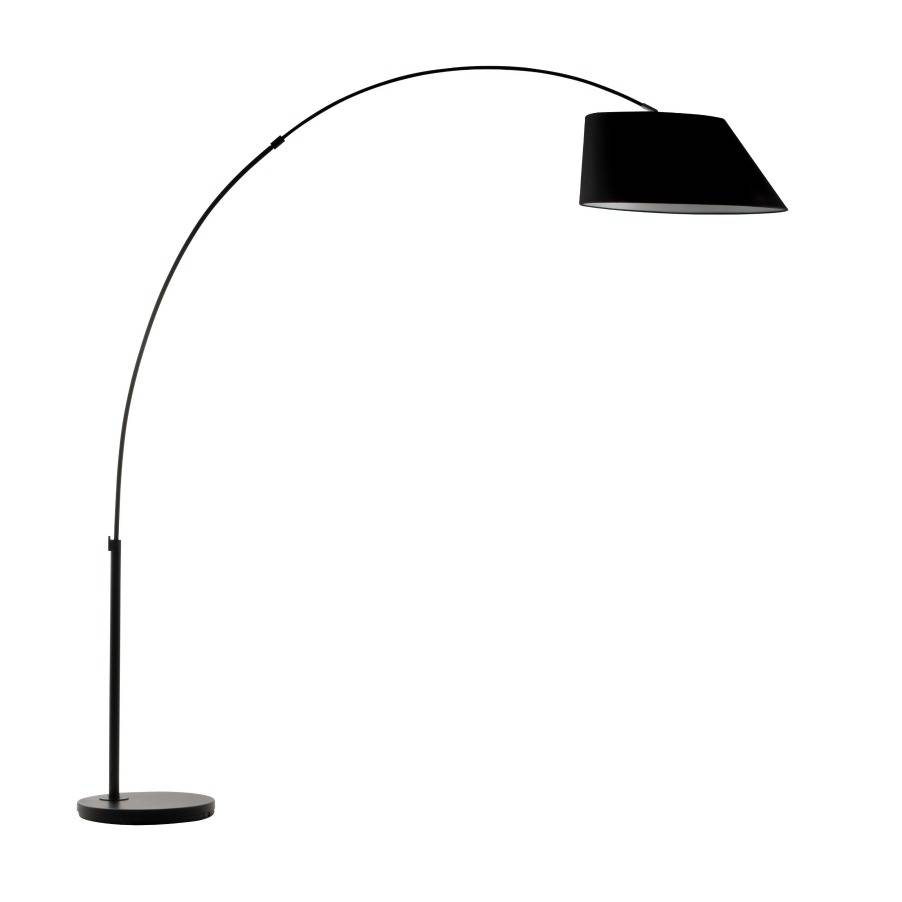 Zuiver Arc Floor Lamp Black Metal Black 215cm pertaining to proportions 902 X 902