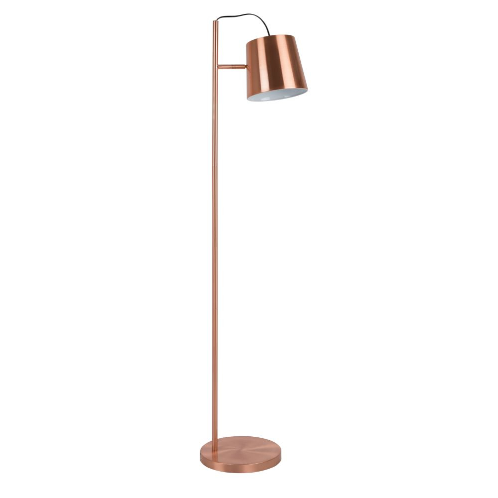 Zuiver Floor Lamp Buckle Head Copper Metal Copper 150cm within proportions 1000 X 1000