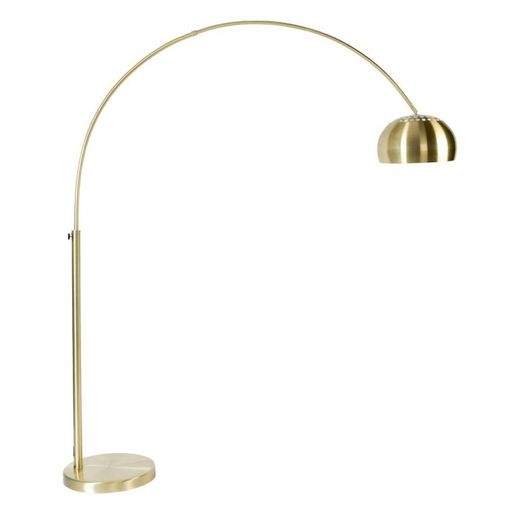 Zuiver Floor Lamp Metal Bow Brass Gold 190 205cm for measurements 1000 X 1000