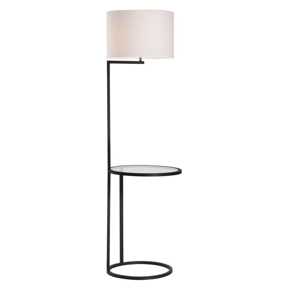 Zuo Swift 69 In White And Black Floor Lamp inside dimensions 1000 X 1000