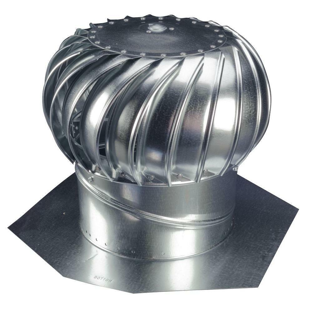 12 Whirlybird Attic Steel Wind Turbine Roof Vent Exhaust Fan Rotary Ventilator intended for measurements 1000 X 1000