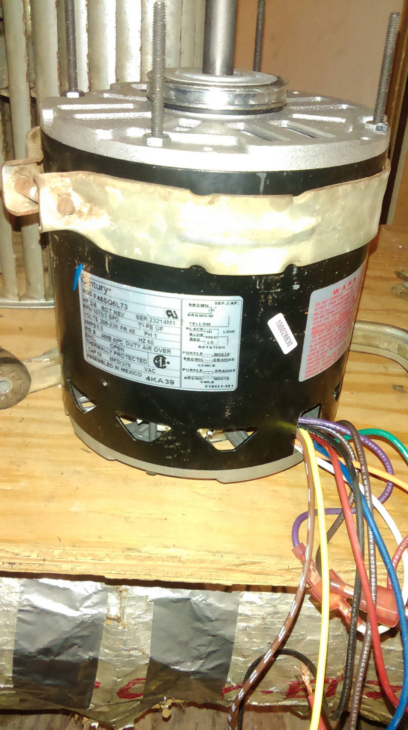 1972 York Furnace Wiring To A Blower Motor Home regarding measurements 1824 X 3264