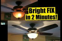 2 Min Fix For Dim Ceiling Fan Lights Safe No Wiring Wattage Limiter Stays throughout measurements 1280 X 720