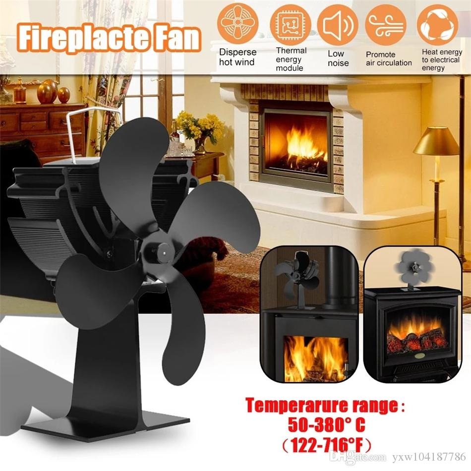 2020 Portable Stove Upgraded 4 Blades Wood Stove Fan Home Fireplace Fan Efficient Heat Distribution Fans Efficient Heat Distribution Fans From throughout sizing 950 X 950