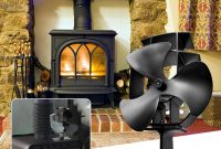 3 Blades Heat Powered Stove Blower Log Wood Burner Ecofan throughout measurements 1001 X 1001