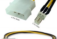3 Pin Atx To 4 Pin Molex Connector Cable Fan Power Adapter Cable 15cm For Cpu Fan Graphics Card Fan in proportions 1250 X 1250