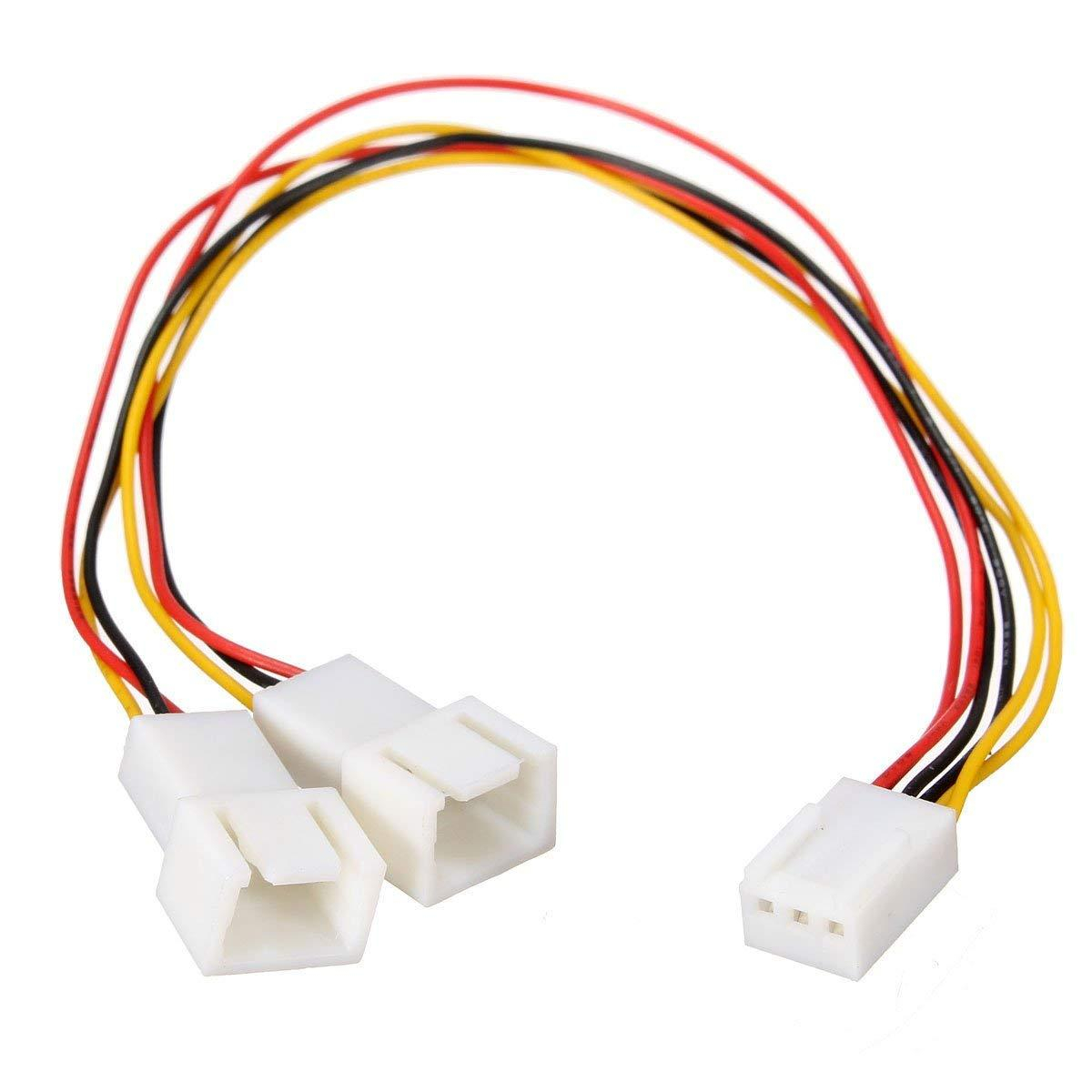 3 Pin To 2 X 3 Pin Power Connector Adapter And Fan Splitter intended for proportions 1200 X 1200