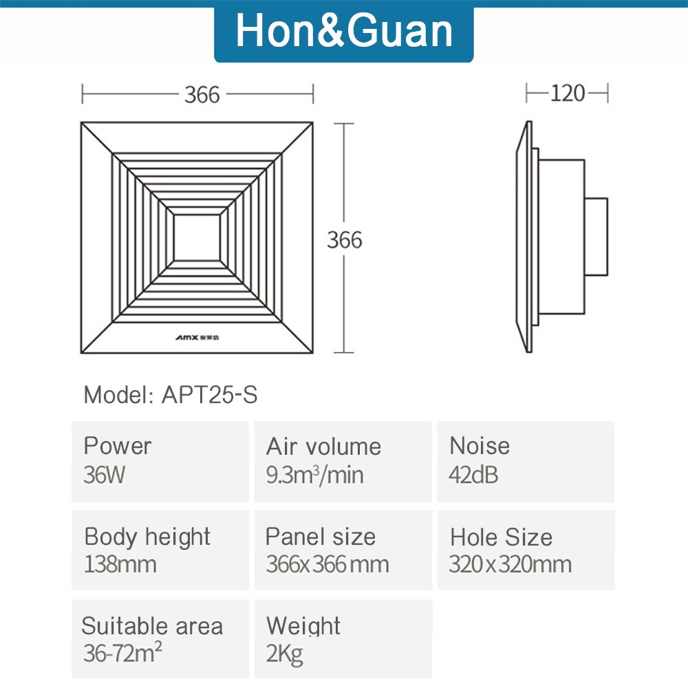 36w Silence Ventilating Exhaust Extractor Fan For Bathroom in dimensions 1000 X 1000