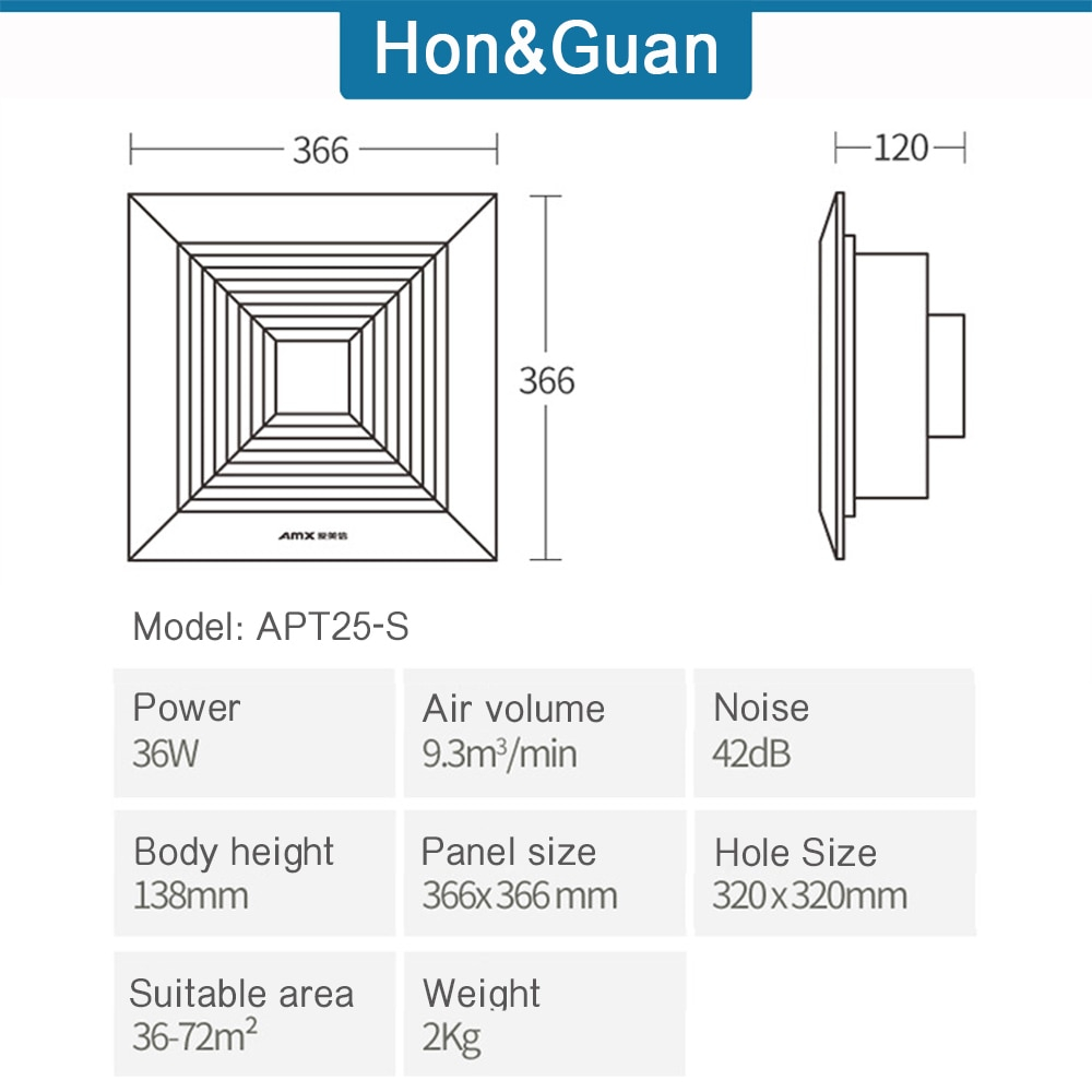 36w Silence Ventilating Exhaust Extractor Fan For Bathroom regarding measurements 1000 X 1000