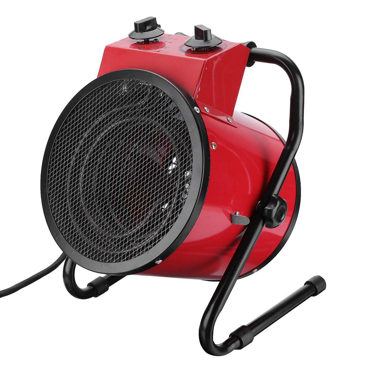 3kw 220v Industrial Electric Heater Fan Heavy Duty Air Heater Adjustable Commercial Warm Air Blower for measurements 1200 X 1200