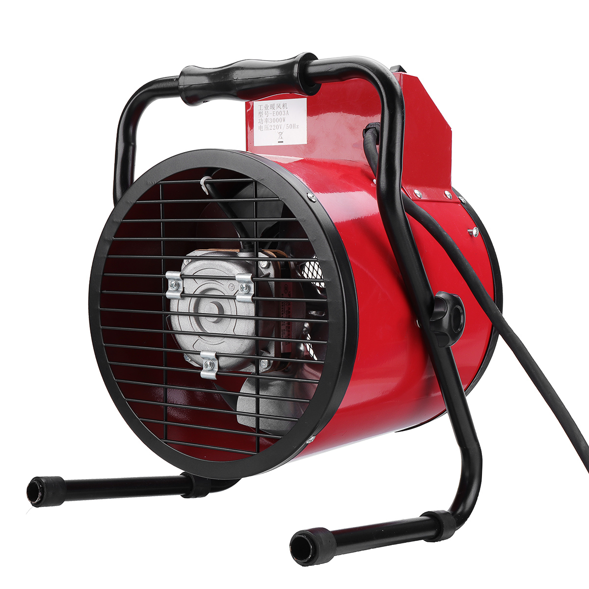 3kw 220v Portable Electric Warm Fan Heater Industrial Space Workshop Garage inside size 1200 X 1200