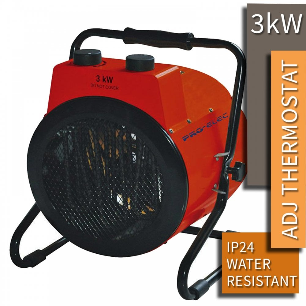 3kw Ip24 Commercial Fan Heater With 3 Settings Adj Thermostat intended for dimensions 1000 X 1000