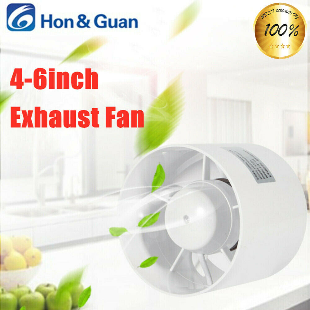 4 6 Abs Inline Round Duct Fan Booster Exhaust Fan Ventilator For Window Wall inside proportions 1000 X 1000