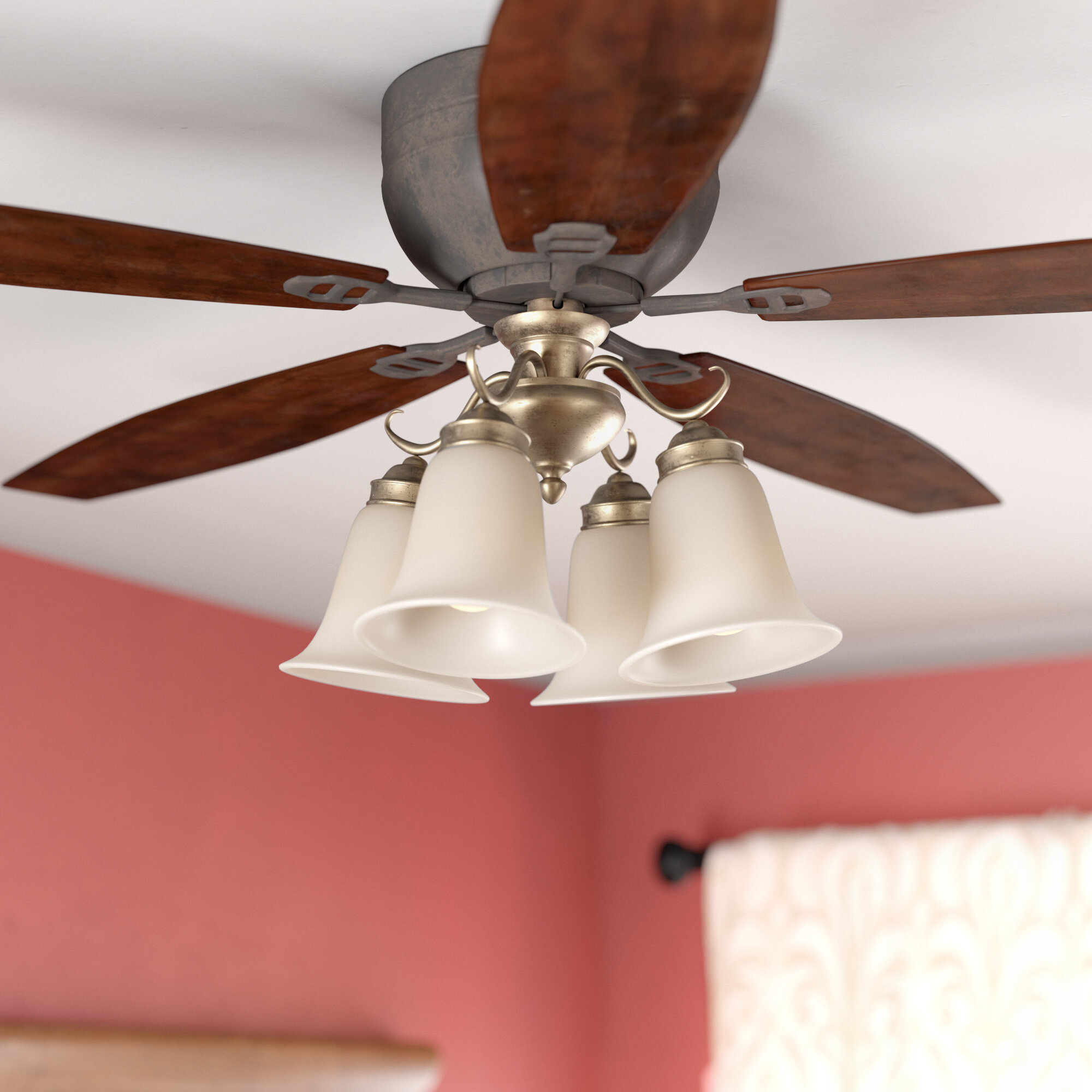 4 Light Branched Ceiling Fan Light Kit in dimensions 2000 X 2000