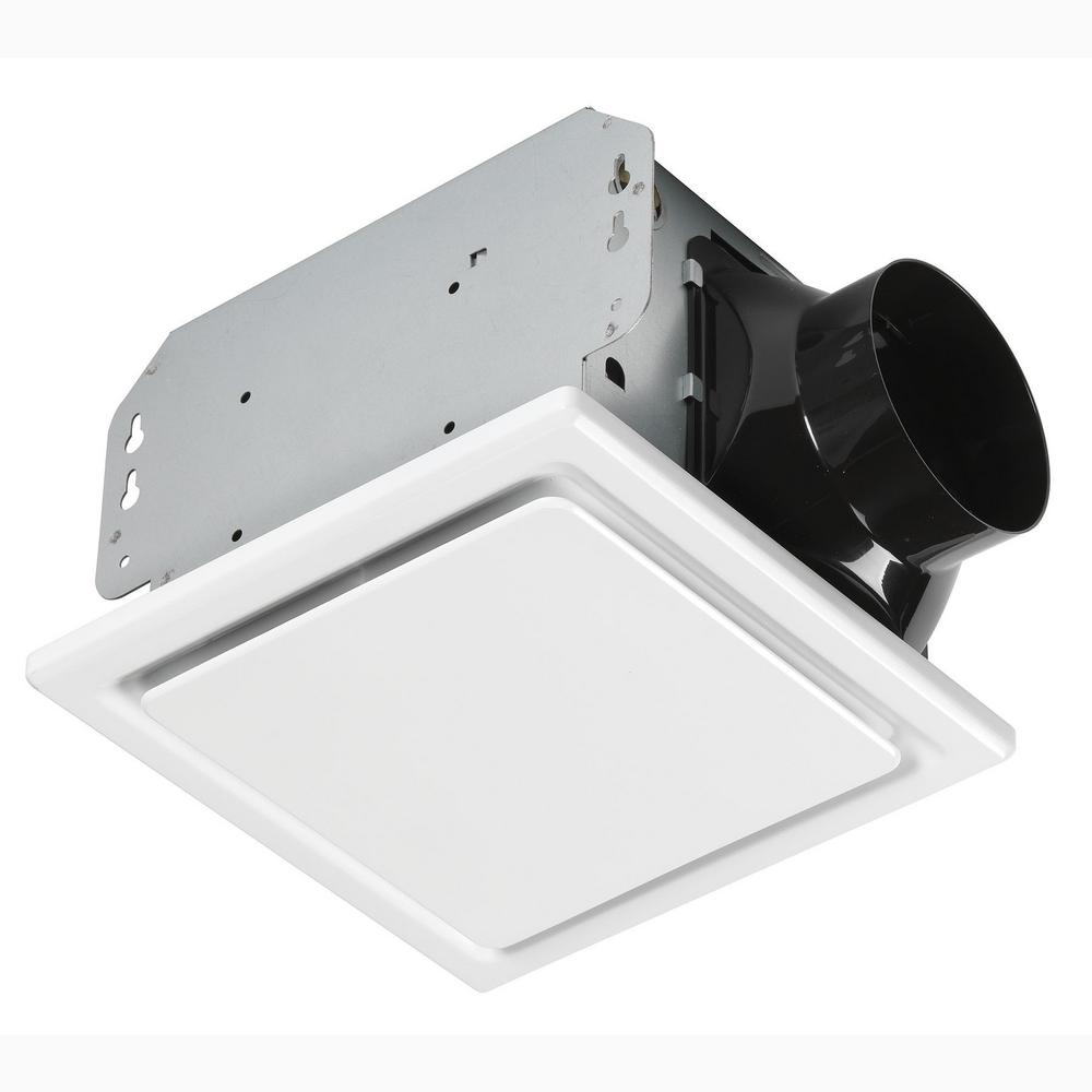 50 Cfm Ceiling No Cut Installation Bathroom Exhaust Fan intended for measurements 1000 X 1000