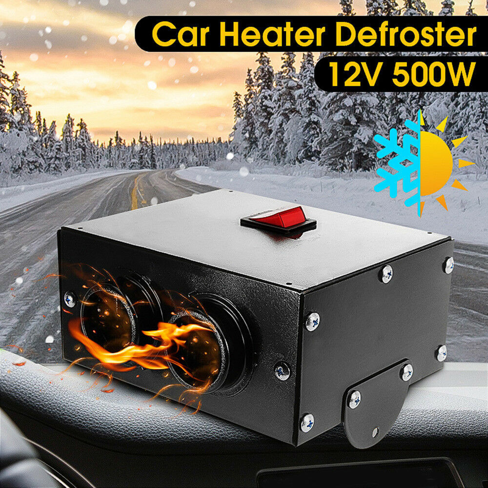 500w Car Truck Fan Heater 12v Windscreen Defroster Demister Heating Warmer O2t9 intended for size 1000 X 1000