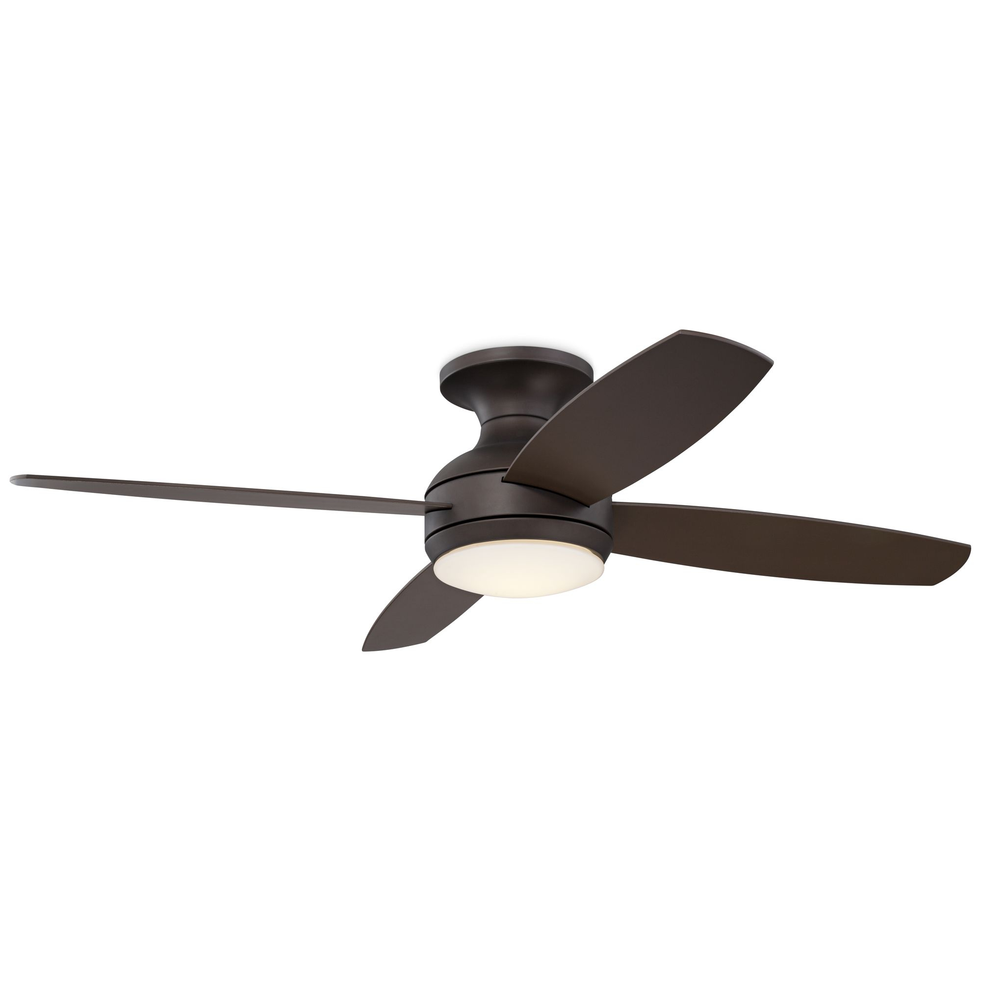 52 Casa Vieja Modern Hugger Ceiling Fan With Light Led Dimmable Remote Flush Mount Oil Rubbed Bronze For Living Room Bedroom with regard to sizing 2000 X 2000