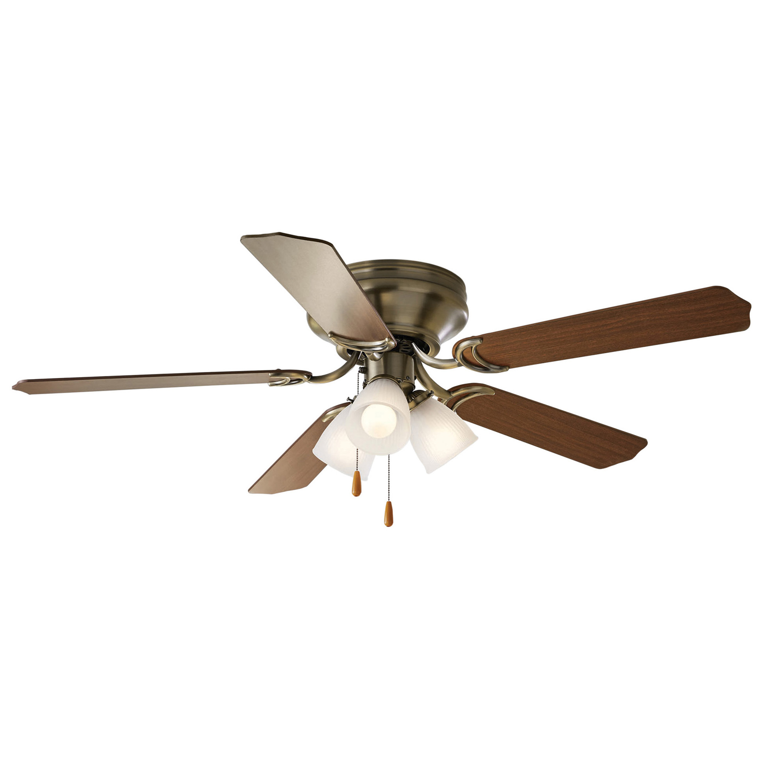 52 Chapter Ceiling Fan 3 Light Hugger Walmart inside sizing 1499 X 1500