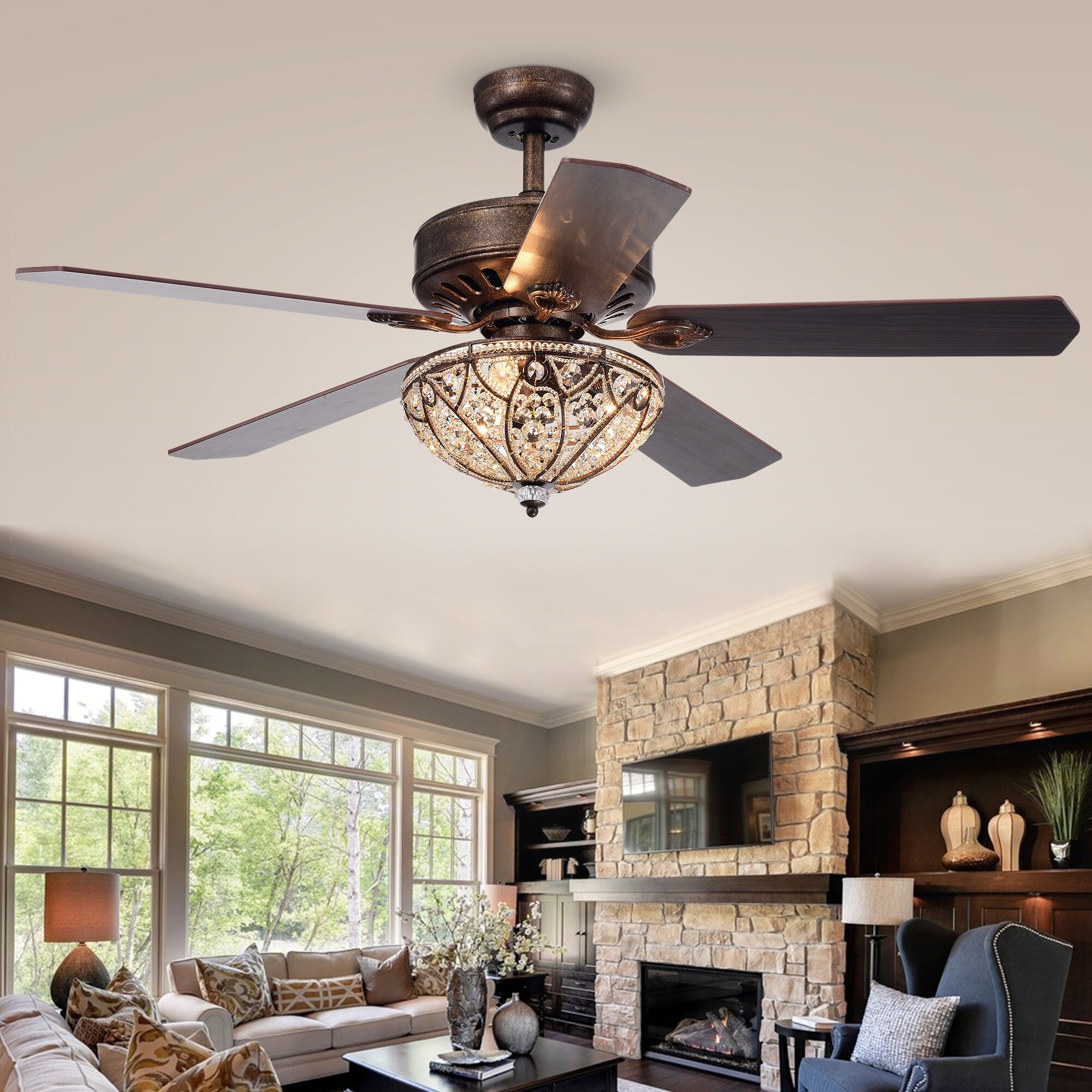 52 Colinton 5 Blade Ceiling Fan With Remote in sizing 2000 X 2000