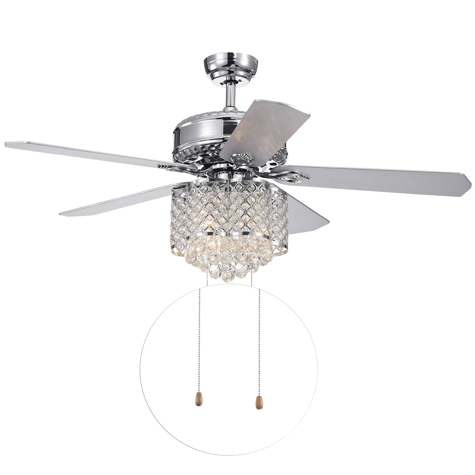 52 Colleton 5 Blade Ceiling Fan Light Kit Included pertaining to measurements 2000 X 2000