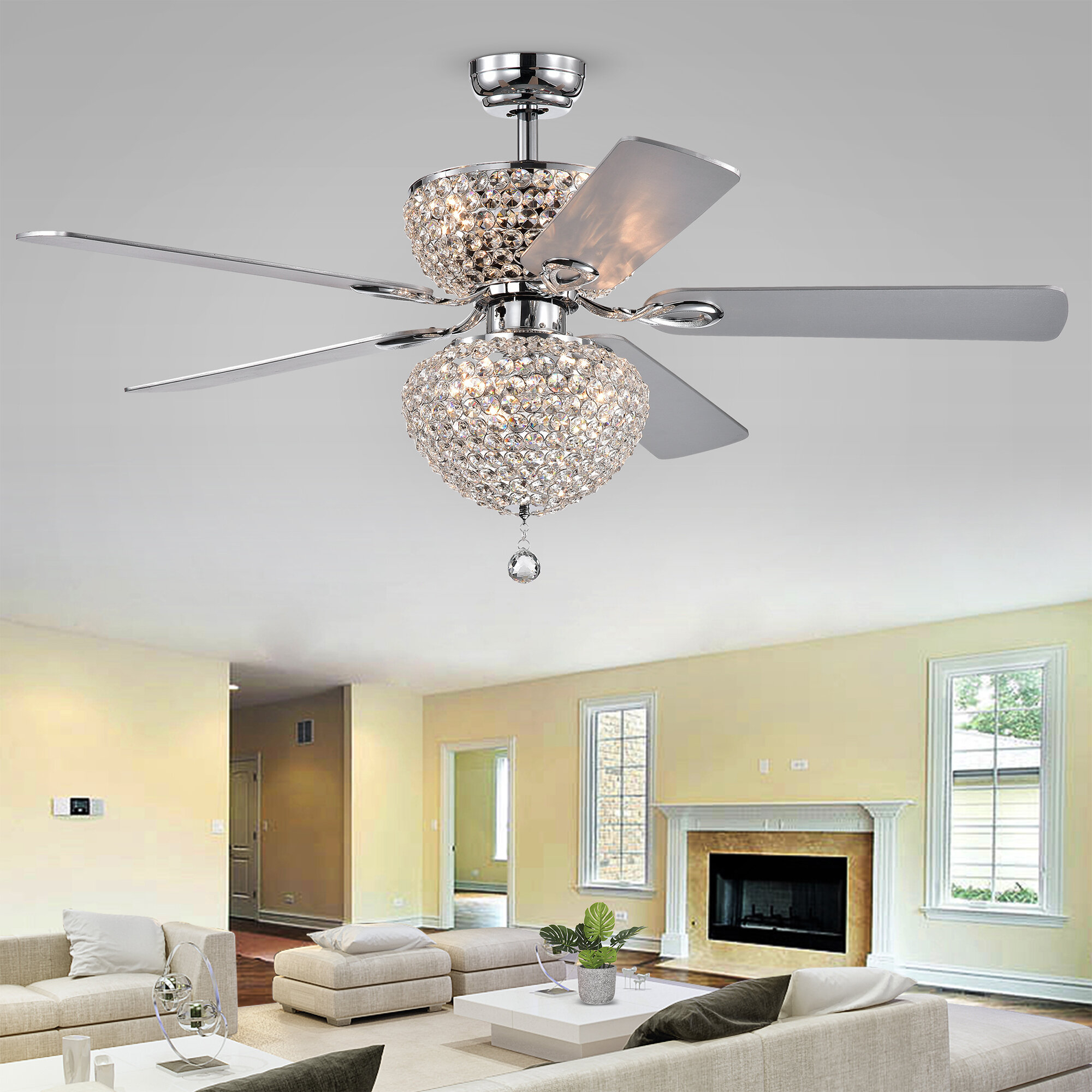 52 Northome 5 Blade Ceiling Fan Light Kit Included for proportions 2000 X 2000