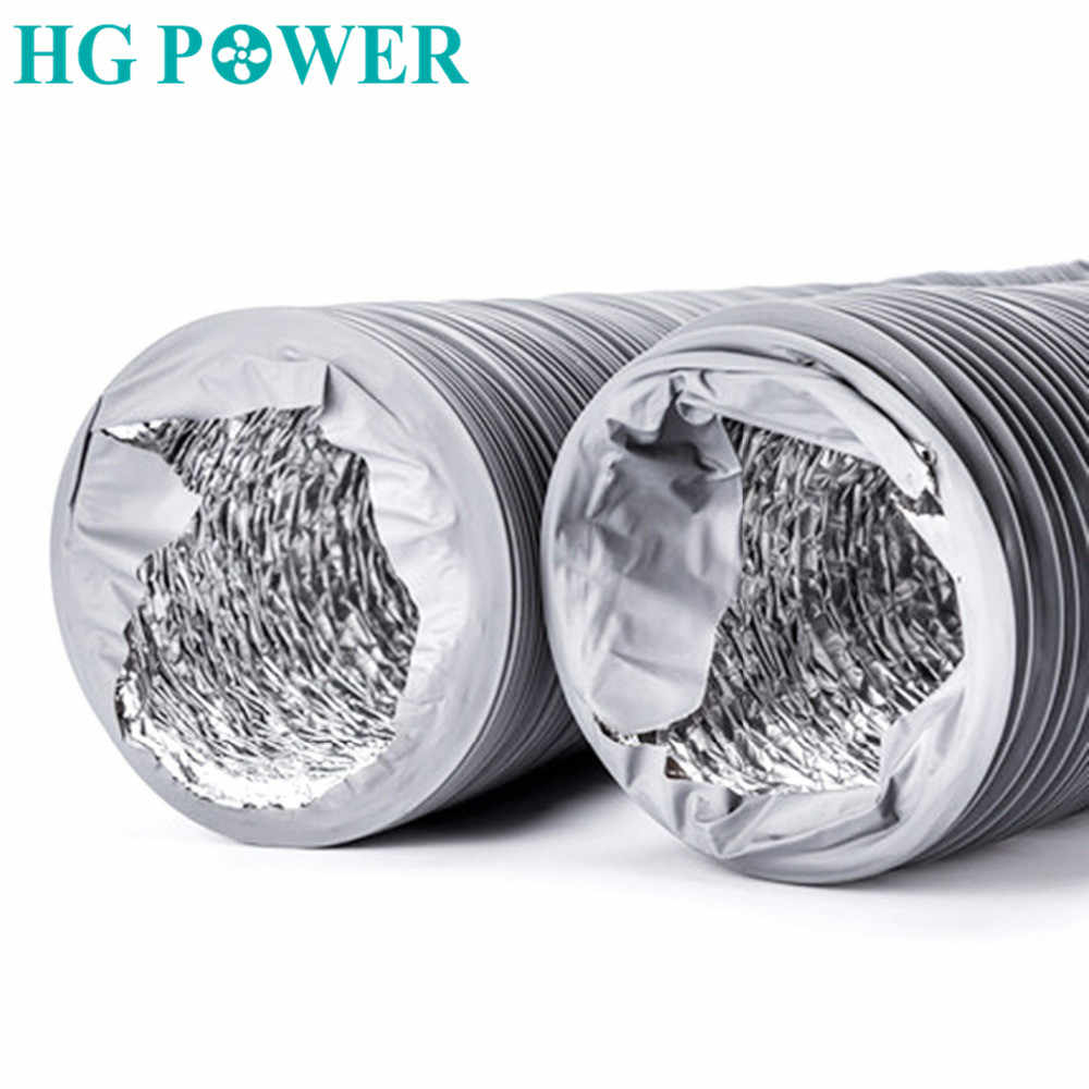 5m 4inch Aluminium Inline Duct Fan Air Duct Hose Flexible Pvc Round Ducting For Extractor Fan Air Conditioner Ventilation Pipe regarding measurements 1000 X 1000