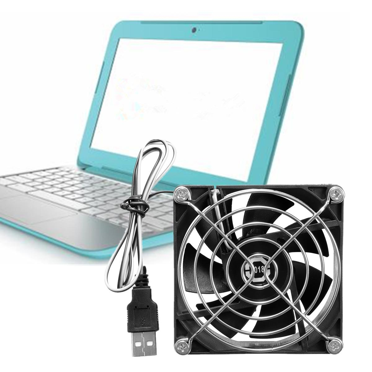 5v 80mm Computer Fan Portable Usb Cooler Small Pc Cooling 8cmx8cmx26cm Black with regard to size 1200 X 1200