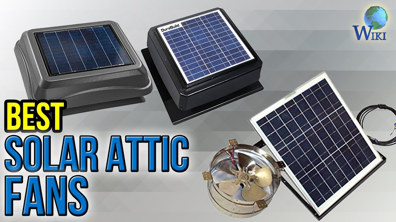 6 Best Solar Attic Fans 2017 with regard to measurements 1280 X 720