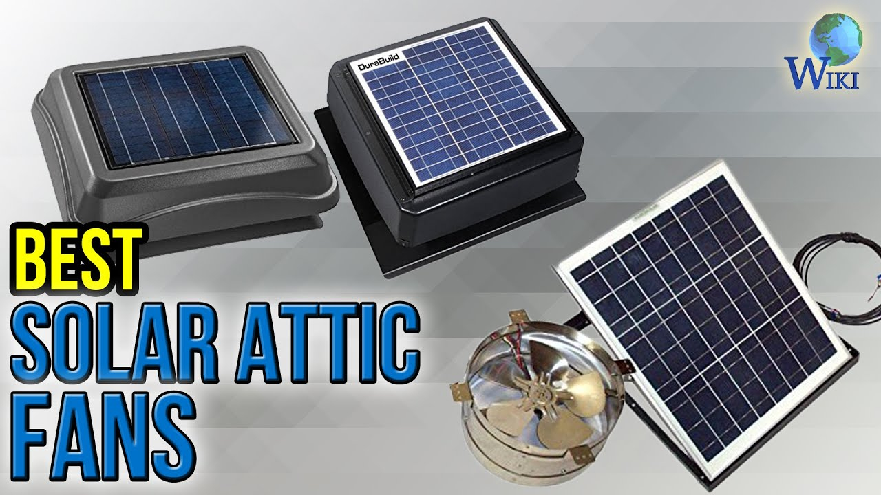 6 Best Solar Attic Fans 2017 with regard to size 1280 X 720