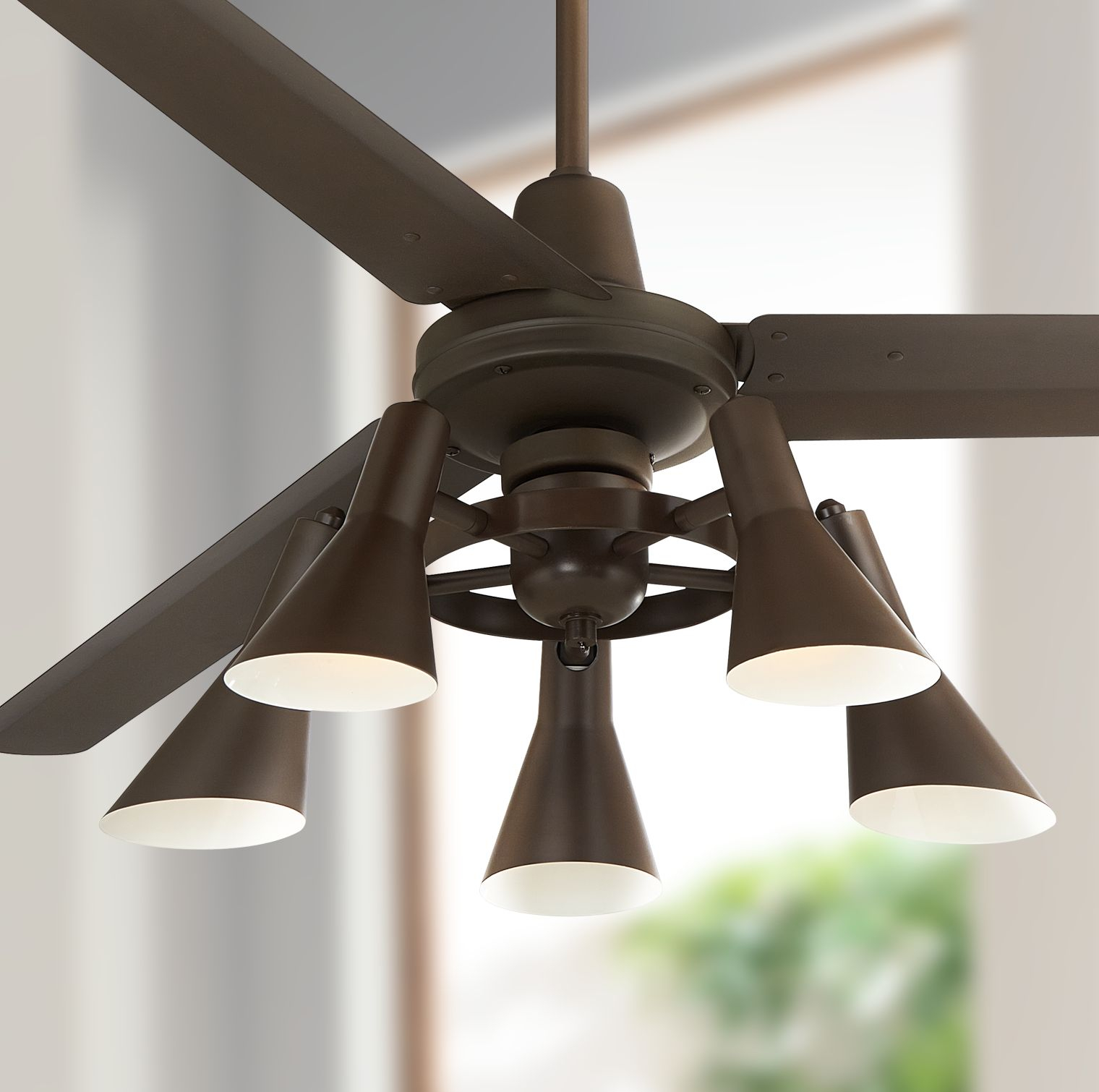 60 Casa Vieja Industrial Retro Ceiling Fan With Light Led Dimmable Remote Oil Rubbed Bronze Adjustable Head For Living Room Walmart within sizing 1520 X 1510