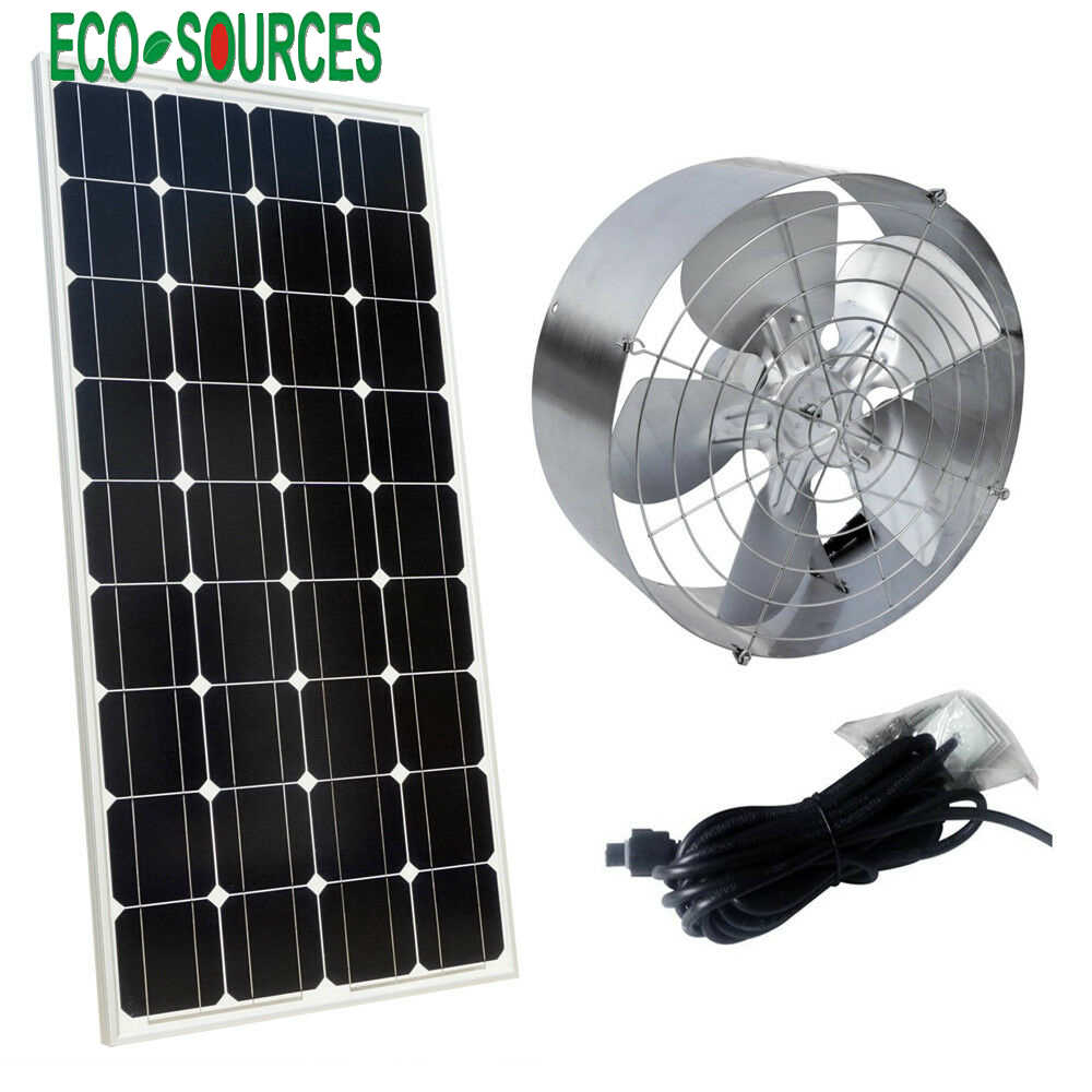 65w Exhaust Roof Vent Fan Solar Powered Environmentally for proportions 1000 X 1000
