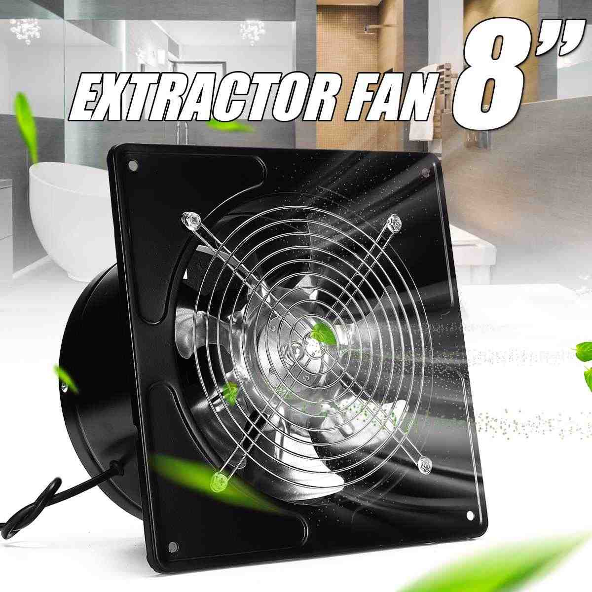 8 Inch 220v 2800rpm 80w Extractor Fan Silent Wall Extractor Industrial Ventilation Fan Toilet Bathroom Kitchen Window Air Blower throughout measurements 1200 X 1200