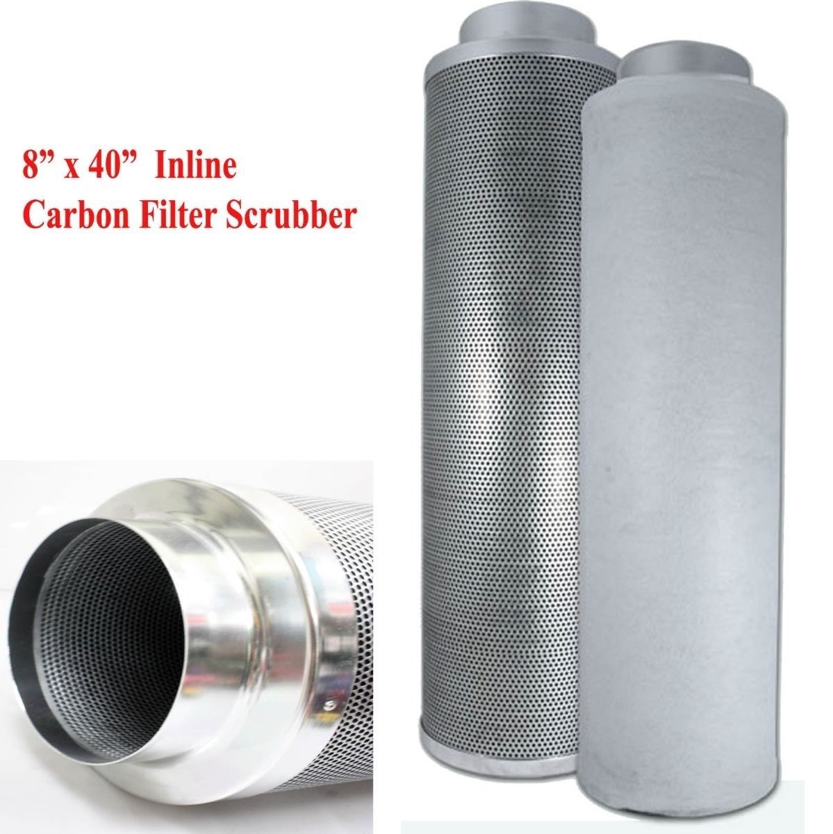 8 X 42 Carbon Air Filter Pro Combo 8 Inch Inline Fan Inline Exhaust Hydroponic with measurements 1199 X 1200