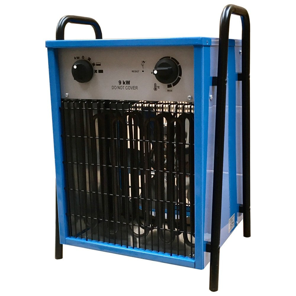 9kw Industrial Fan Heater in measurements 1000 X 1000
