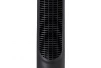 A Tower Fan With A Programmable Thermostat And Eight Speed intended for measurements 990 X 2206