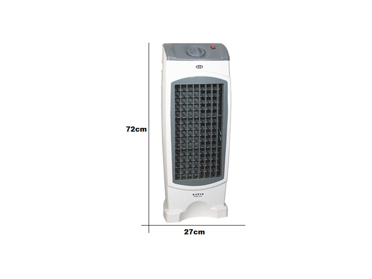 Aco A 105 P Rapid White Grey Tower Fan with proportions 1200 X 900