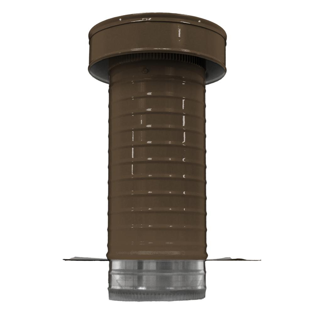 Active Ventilation 6 In Dia Aluminum Keepa Roof Jack In Brown within size 1000 X 1000